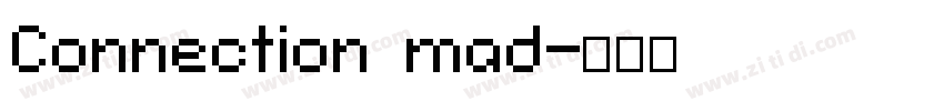 Connection mad字体转换